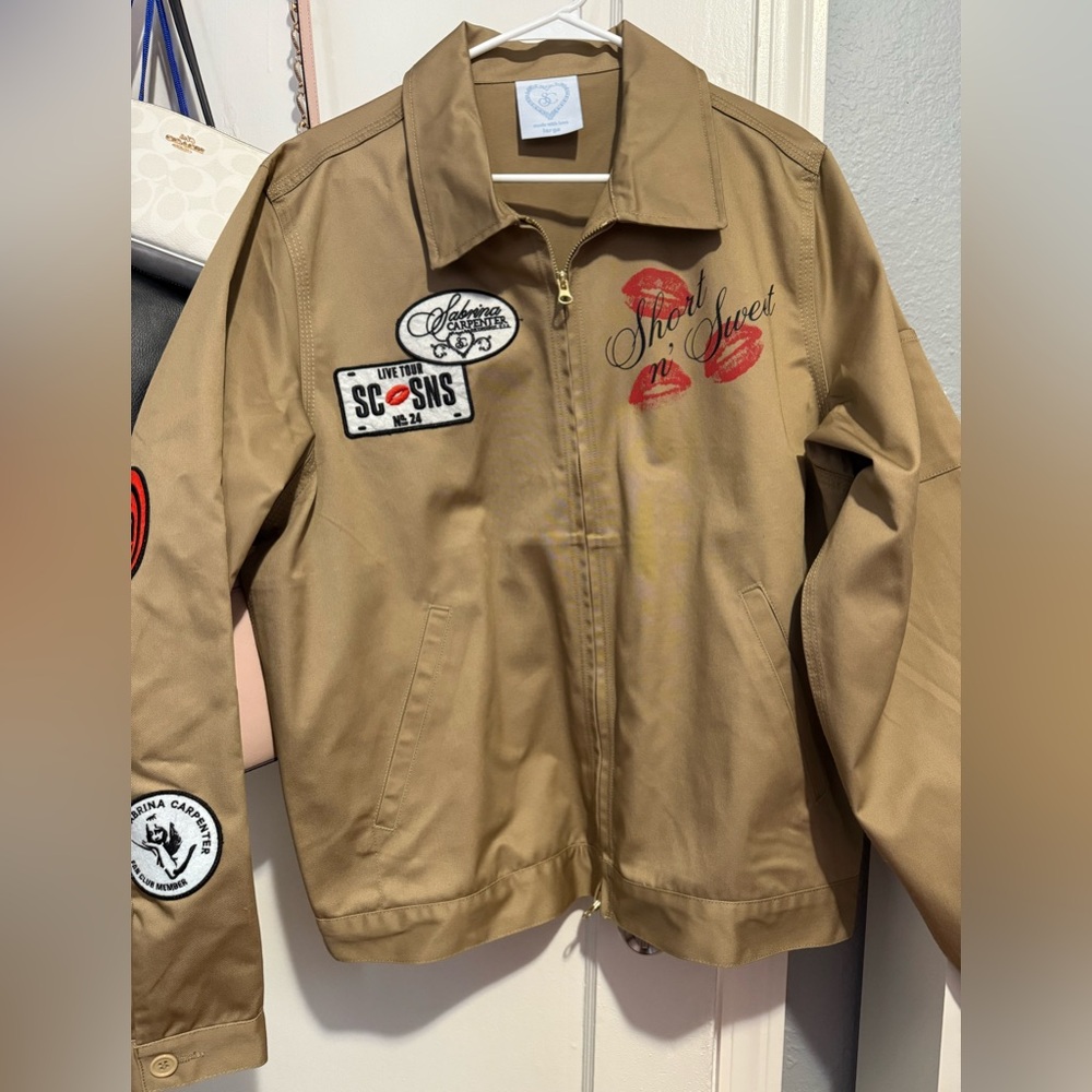 sabrina carpenter team sabrina vip jacket short n sweet tour